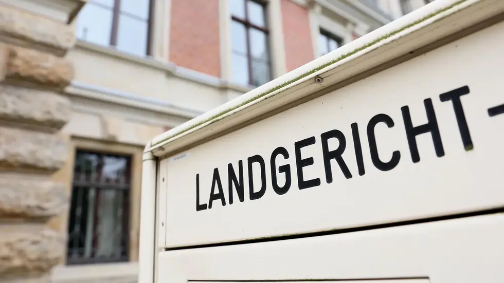 Der Briefkasten am Landgericht Zwickau Der Briefkasten am Landgericht Zwickau