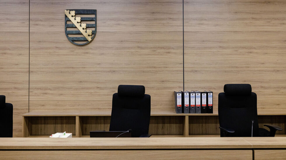 Sitzungssaal im Oberlandesgericht