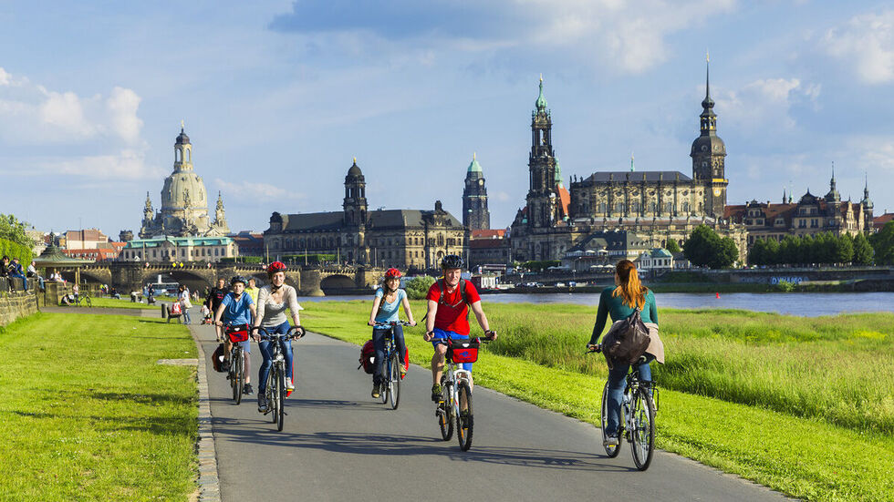 Der Elberadweg ist einer der beliebtesten Tourenradwege Deutschlands