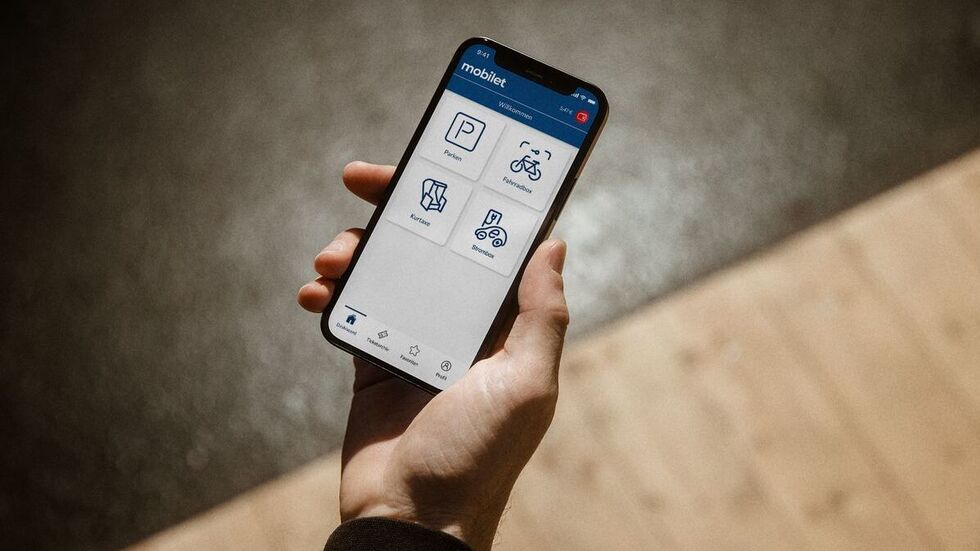 Mit der App "mobilet" können die Boxen einfach gebucht werden.