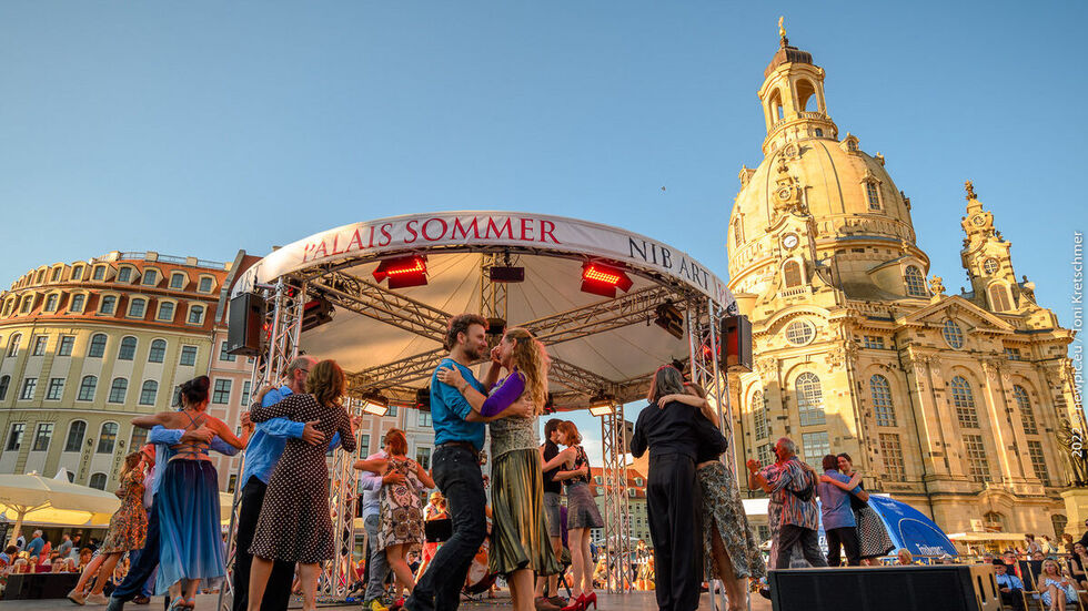 Der Palais Sommer am Standort Neumarkt.
