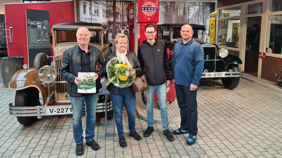 Ehepaar Straßer (l.) aus Leipzig