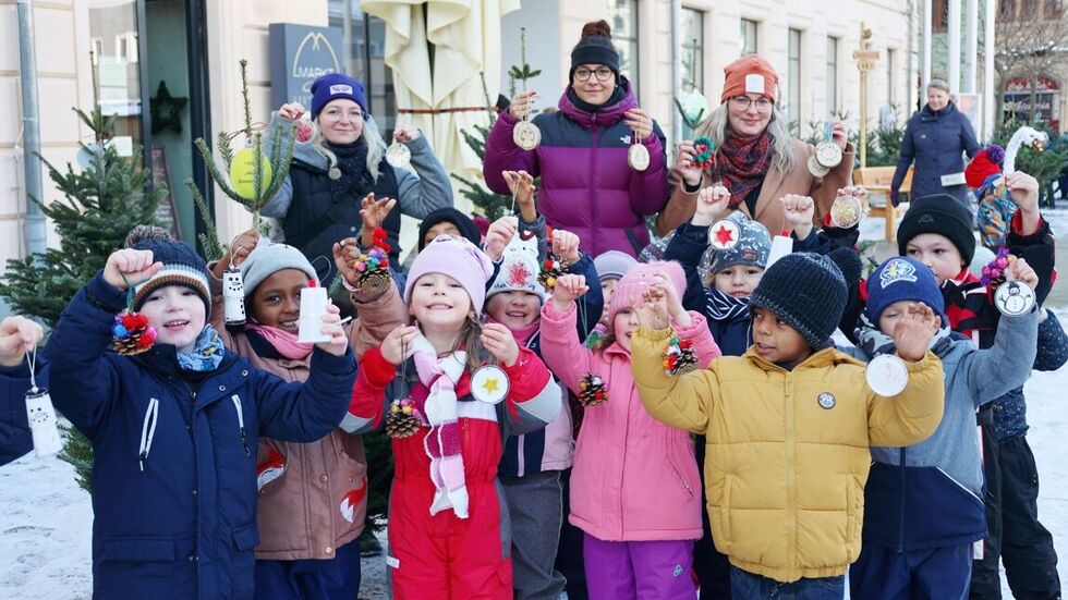 Und sie hatten sichtlich Spaß dabei.