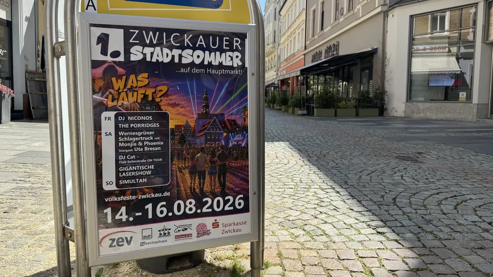 Werbeplakat für den Stadtsommer Werbeplakat für den Stadtsommer