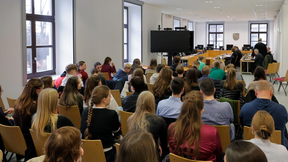 Der Schleuser-Prozess am Landgericht wurde von vielen Besuchern beobachtet. Der Schleuser-Prozess am Landgericht wurde von vielen Besuchern beobachtet.