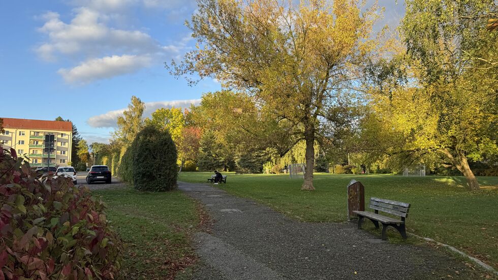 Marienthaler Park - fotografiert aus Richtung Freizeitzentrum