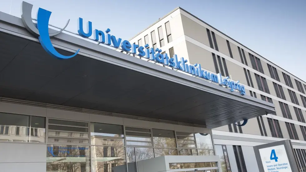 Der Eingang zur Leipziger Uniklinik an der Liebigstraße (Symbolbild). 