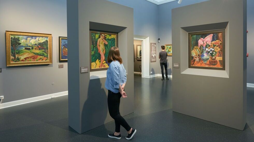 In den Kunstsammlungen ist die Sonderausstellung: 1905: Fritz Bleyl und der Beginn der Brücke" zu sehen. 