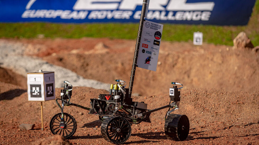 Die TU Dresden macht bei der European Rover Challenge mit. (Archivbild)