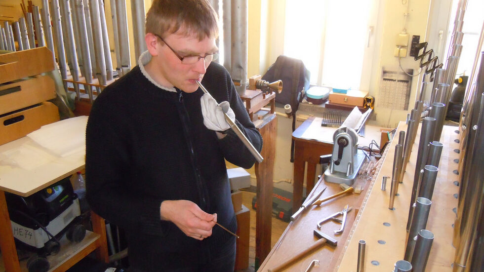 Mit dabei ist auch Hermann Eule Orgelbau, der traditionsreiche Instrumentenhersteller.