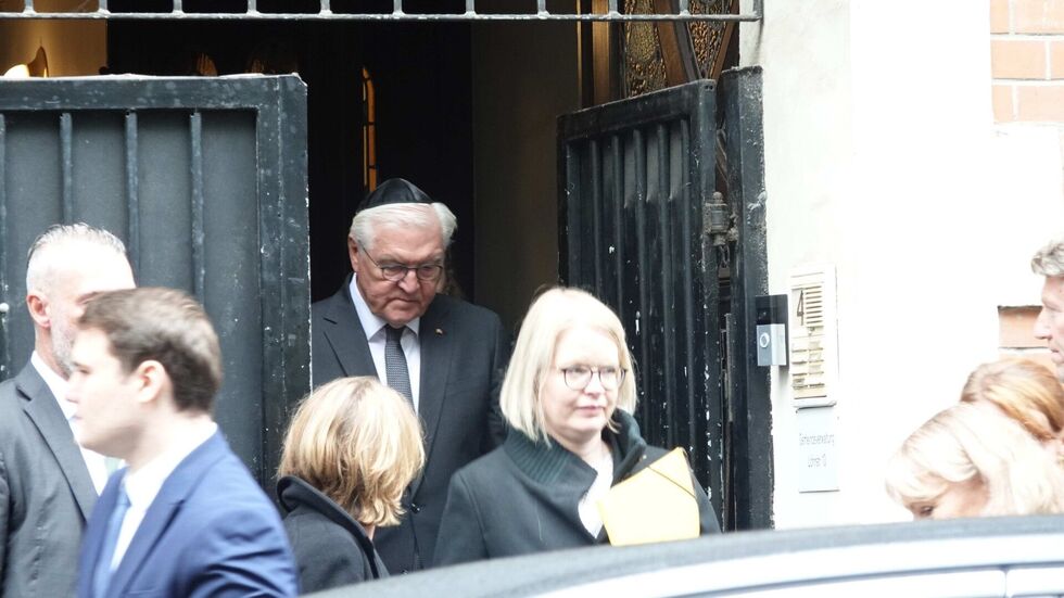 Bundespräsident Steinmeier in Leipzig.