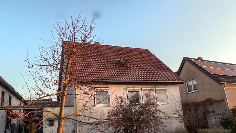 Das betroffene Einfamilienhaus.