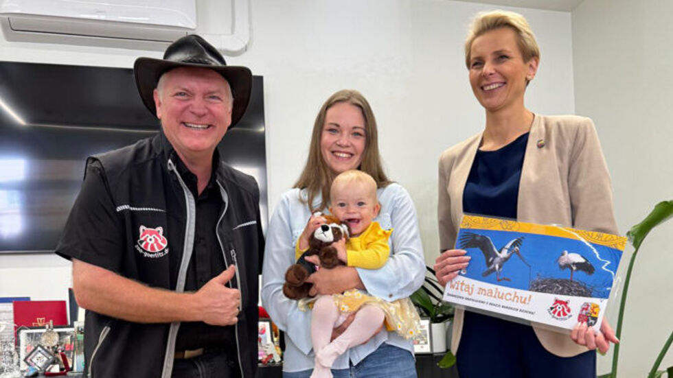 "Hallo-Baby"-Übergabe in Żary/Sorau