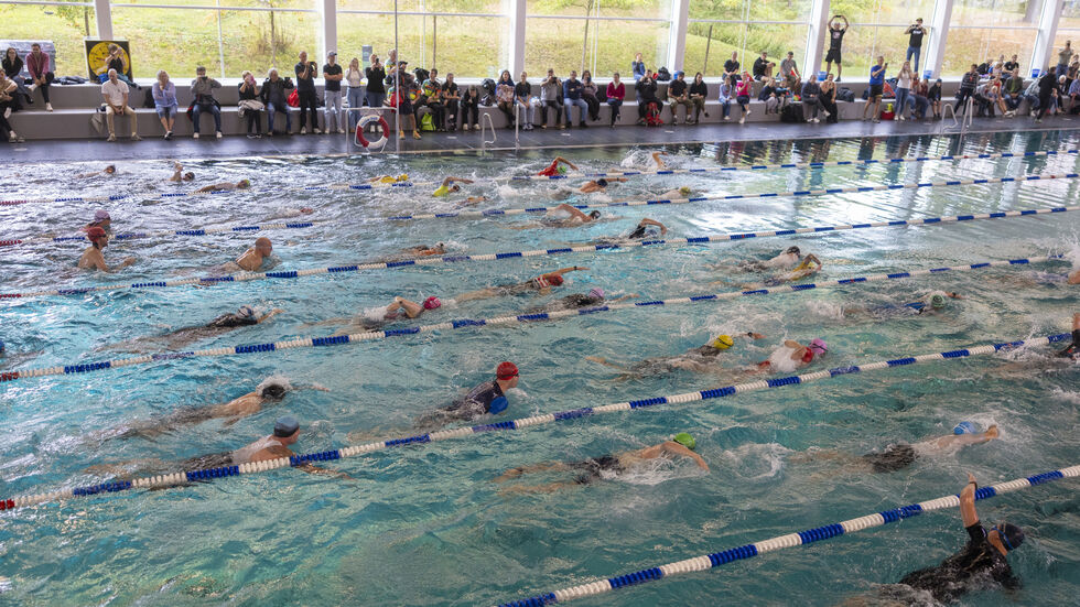 Geschwommen wurde wie immer in der Glück-Auf-Schwimmhalle.