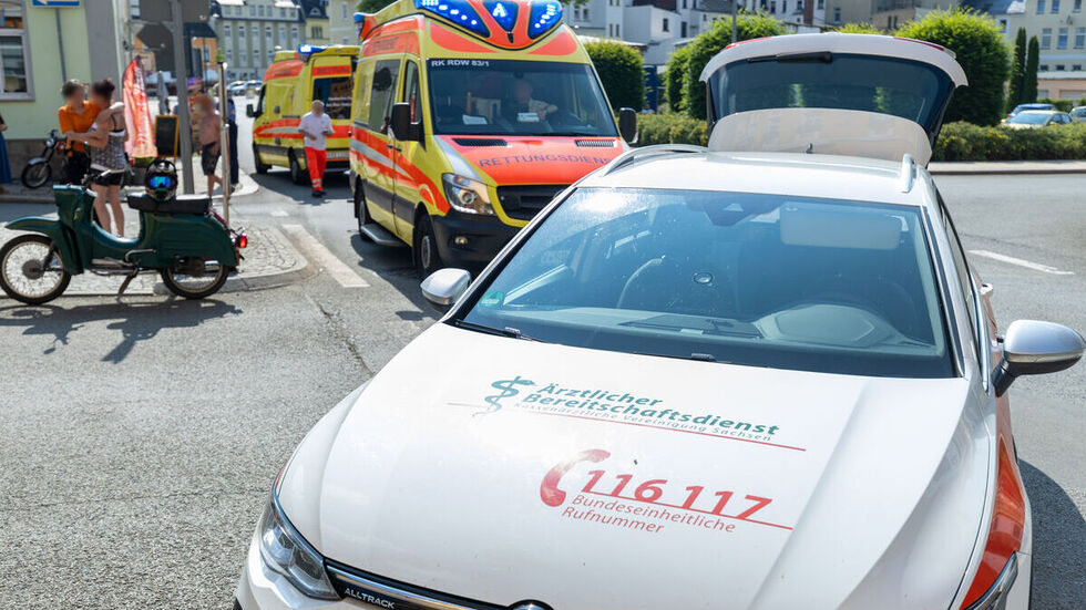 An der Unfallstelle.