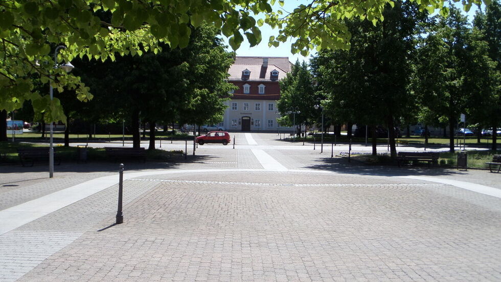 Zinzendorfplatz in Niesky