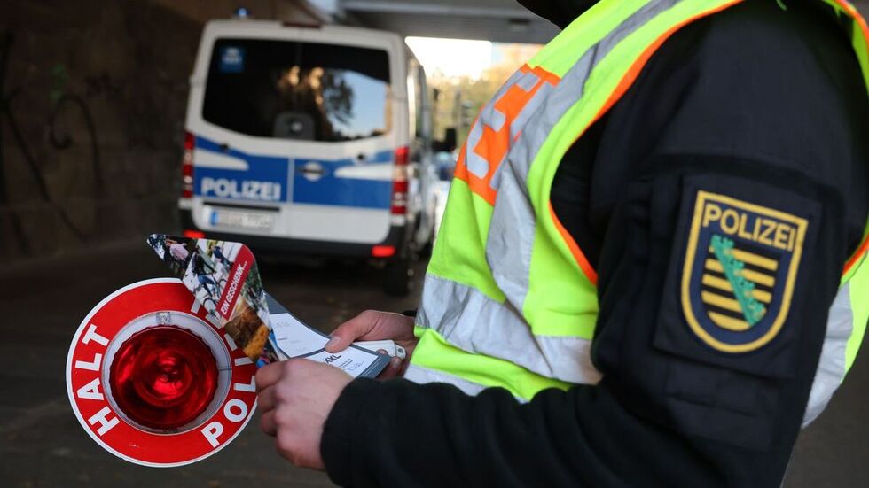 Die Polizei führt den "Belohnungstag" für Radler erstmalig in dieser Form in Sachsen durch.