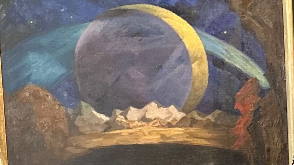 Eines der in der Sonderausstellung "Die Suchenden" im Görlitzer Kaisertrutz ausgestellten Bilder:
„Nächtliches Andante“ von Fritz Neumann-Hegenberg (1884-1924).