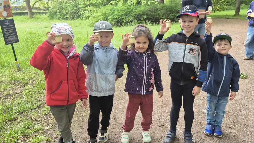 Kinder der Kita "Am Schlosspark"