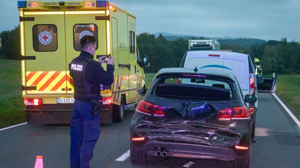 Unfall auf der Umleitungsstrecke