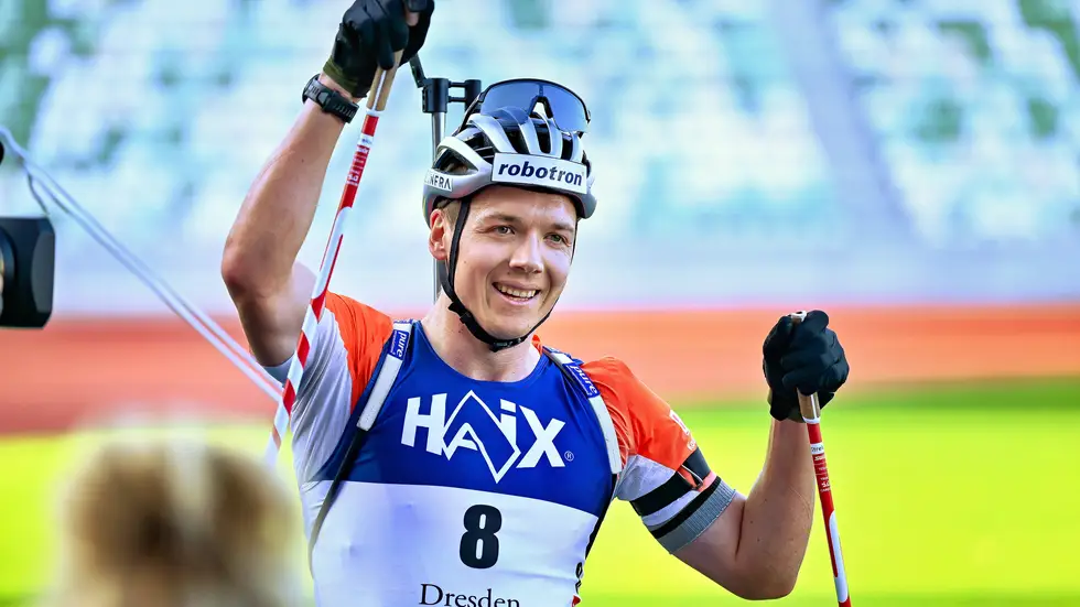 Justus Strelow triumphiert beim City-Biathlon