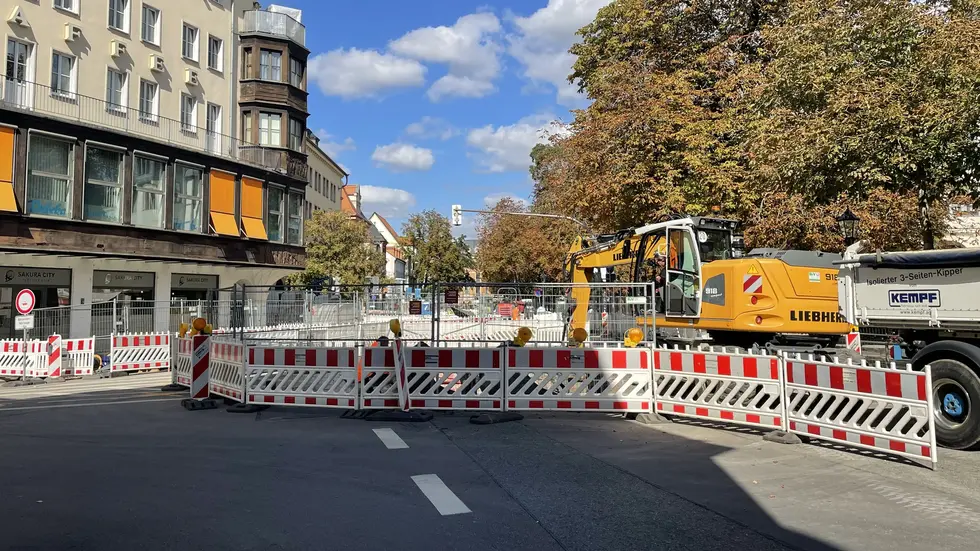 Vor dem Ringkaffee wird noch mehrere Wochen lang gebaut.