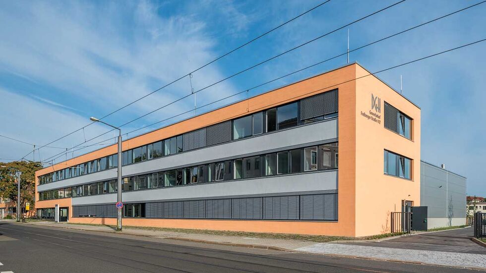 So sieht der Gründer- und Gewerbehof an der Freiberger Straße 112 aus. 