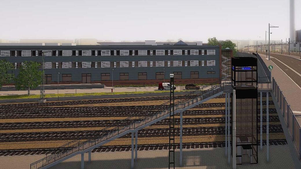 Umsteigepunkt zur S-Bahn Nossener Brücke