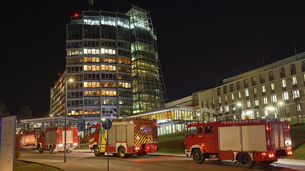 Gas-Alarm am Klinikum Chemnitz! Aber schnell war klar: Es handelte sich um einem Fehlalarm.