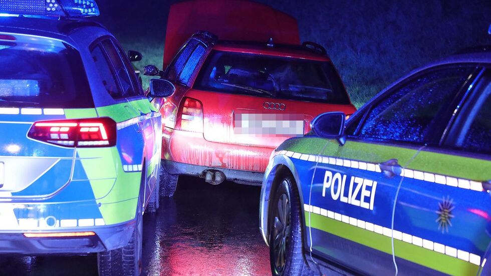 Bei der Verfolgung des Audi über die A4 fielen Schüsse