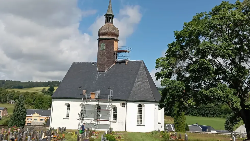 Die Kirche in Cämmerswalde.