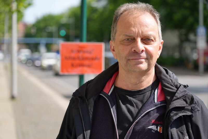 Uwe Friedrich beobachtete die Krähen-Attacke  und verständigte mit seinen Kollegen den Rettungsdienst.