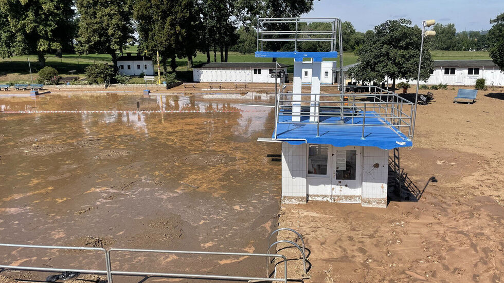 Gersdorfer Freibad am Montag