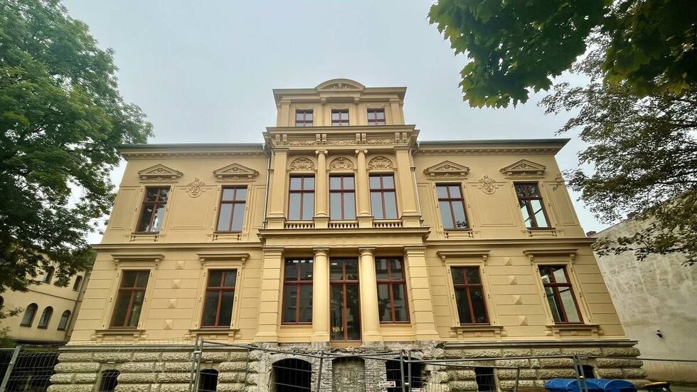 Die Villa Falck an der Äußeren Schneeberger Straße.