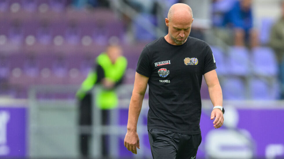 Aues Trainer Timo Rost