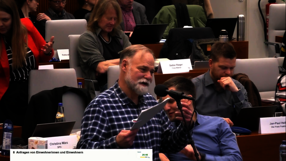 Herr Kohl bei seiner außergewöhnlichen Frage (aus offenbar gutem Grund) an Leipzigs Oberbürgermeister Burkhard Jung.