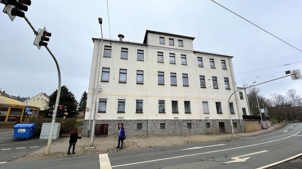 Blick von der Marienthaler Straße auf das Freizeitzentrum
