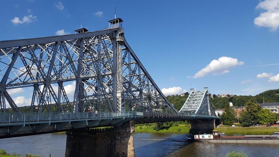 Das Blaue Wunder wird im Jahr 2022 saniert. (Archivbild)