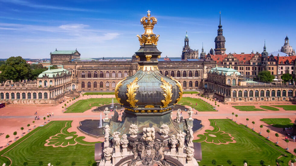 Der Dresdner Zwinger. Das Schlösserland Sachsen kämpft mit einem Besucher- und Umsatzeinbruch. (Symbolbild)