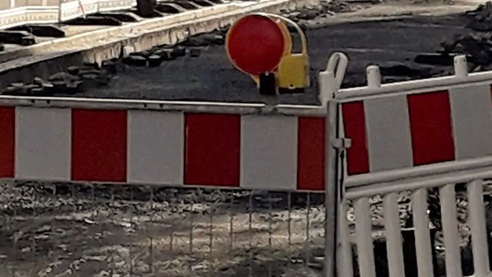 Eine Baustelle (Symbolbild). Eine Baustelle (Symbolbild).