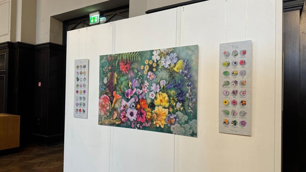 Eins seiner blumigen Werke.