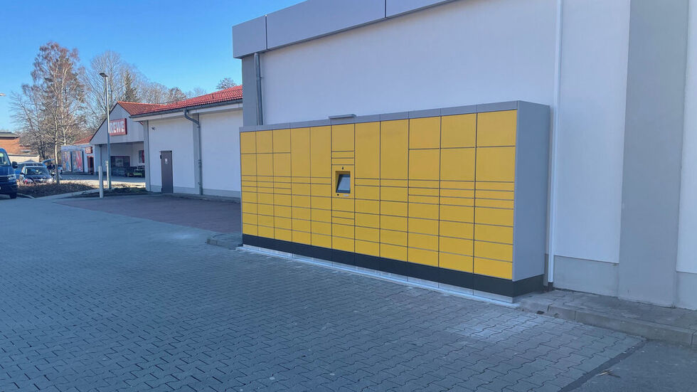 Neue Packstation in Wilkau-Haßlau an der Zwickauer Straße