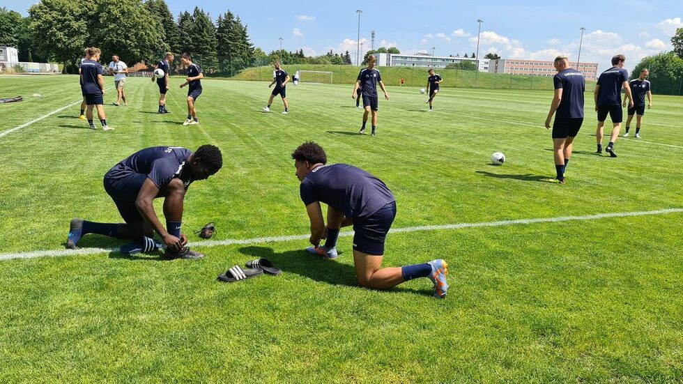 Der CFC beim Trainingsauftakt im Sportforum
