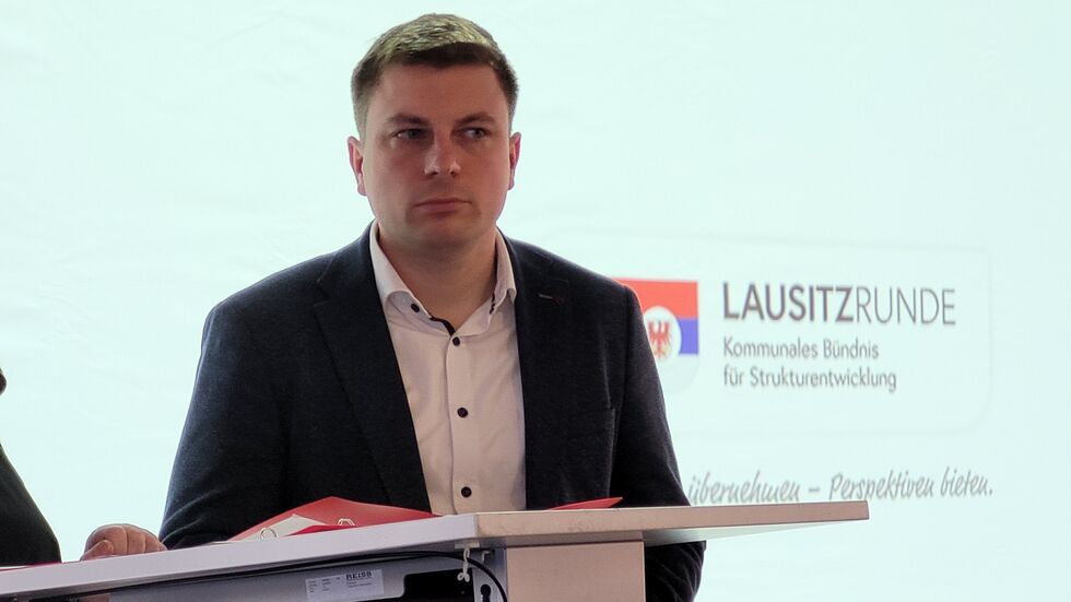 Der Boxberger Bürgermeister Hendryk Balko Der Boxberger Bürgermeister Hendryk Balko