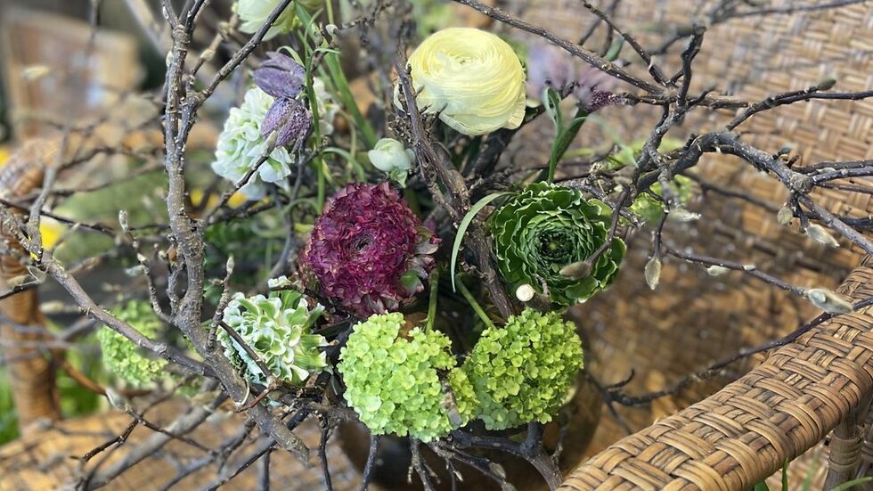 Auch angehende Floristiker zeigten ihr Können.