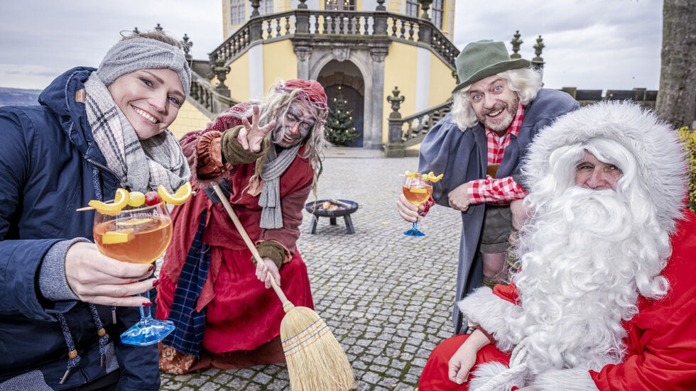 Modern, Hexe, Hänsel und Weihnachtsmann: Der historische Weihnachtsmarkt auf der Festung Königstein lockt mit viel Neuem, aber auch Bekanntem.