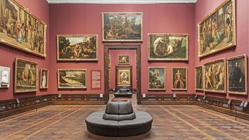 Zu den Staatlichen Kunstsammlungen gehört auch die Gemäldegalerie Alte Meister.