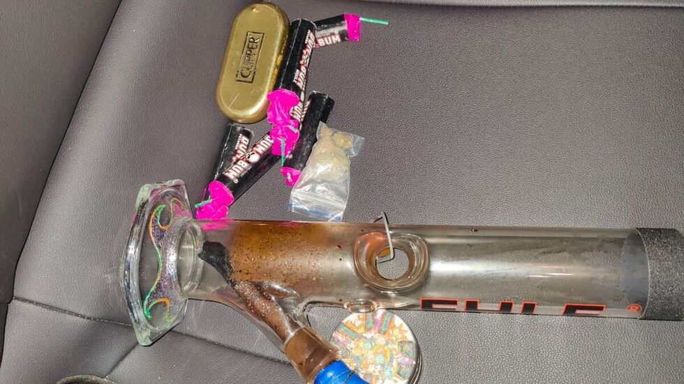 Diese Utensilien wurden im Seat entdeckt.