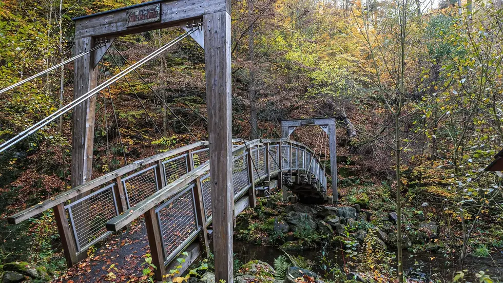 So sah die Brücke aus, als sie noch stand