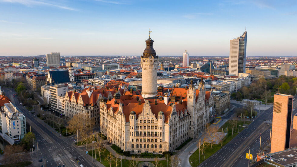 Neues Rathaus in Leipzig